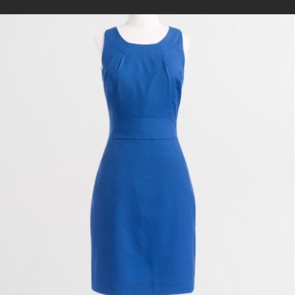 J.Crew Cobalt Blue Suit Dress